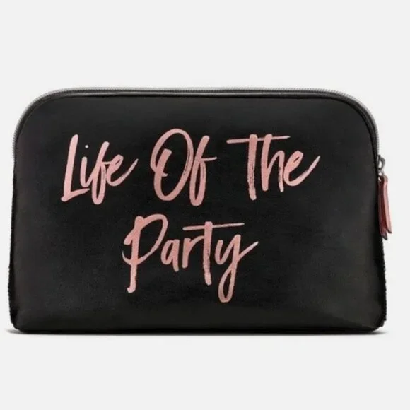 Victoria's Secret Sequin Star Cosmetic Makeup Bag Organizer Pouch Life Of Party - Picture 2 of 2